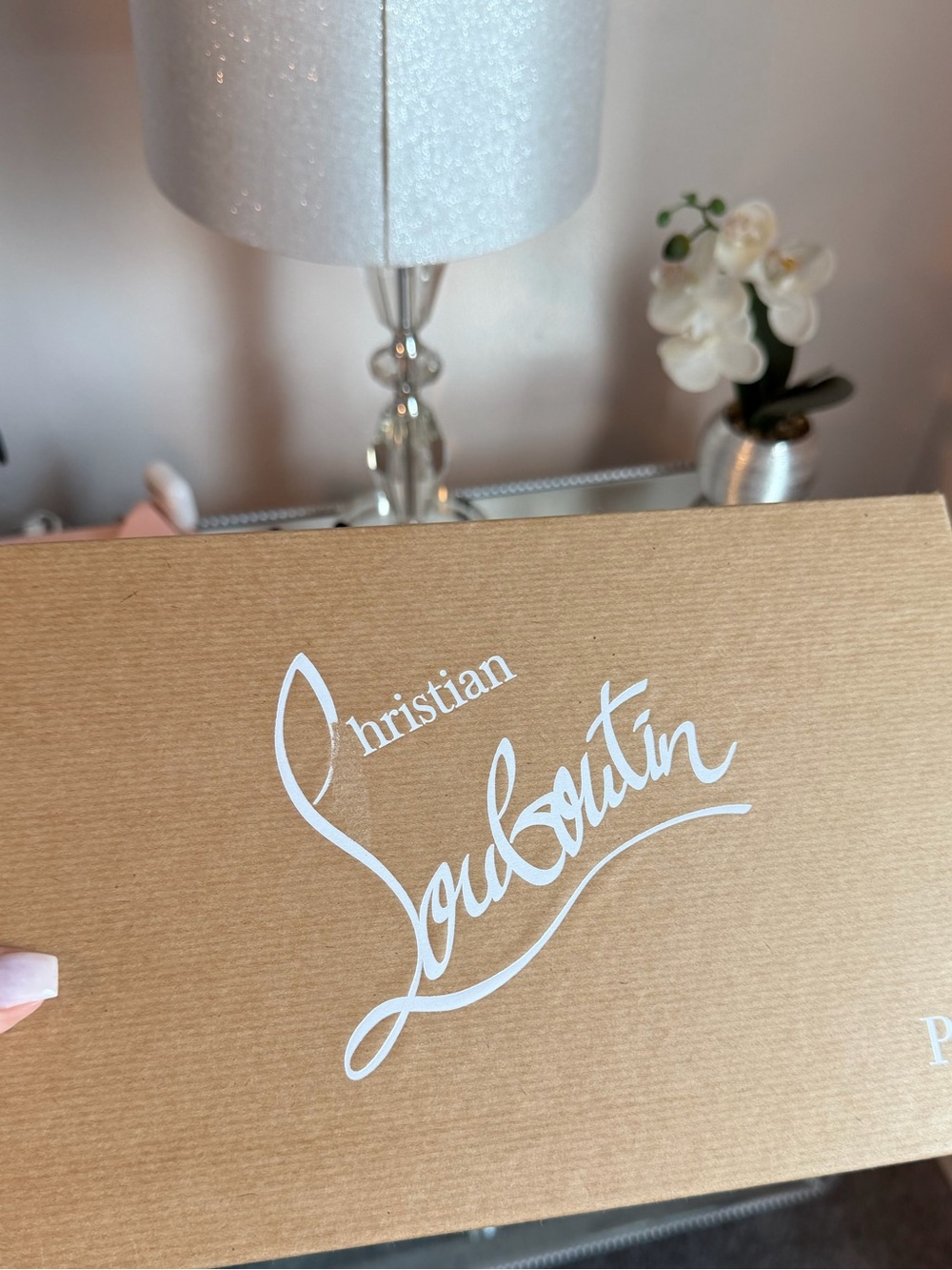Christian Louboutin. Loubigirl 100MM Leather Sandals - Picture 2 of 13